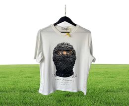 Masque de perles IH NOM UH NIT masque détendu t-shirt unisexe hommes femmes tissu lourd t-shirts streetwear top t-shirts X07122602037