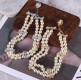 Colliers de perles Bracelet Bracelet Femmes Collier de cou collier Chaucher Bijoux