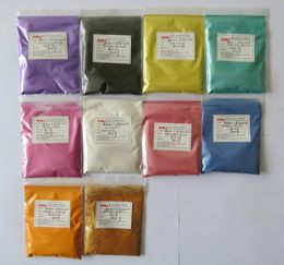 Effet de poudre PigmentMica Pearl Powder1 LOT10 Couleurs 20 grammes chaque colortotal 200 gram6070657