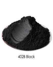 Poudre de perle pigmentée poudre de mica minérale Type 402B noir pour colorant de voiture, savon, ongles, artisanat d'art automobile, peinture acrylique 500gl8271346