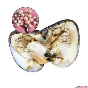 Venta al por mayor de perlas alrededor de 25 piezas de perlas enteras naturales de agua dulce Oyster Color mezclado Envasado al vacío Conchas Drop Delivery Jewelry Dhlre