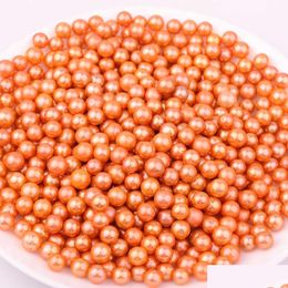 Perle en gros mélange de couleurs 7 511Mm ronde orange Edison perles en vrac bricolage bijoux accessoires cadeau pour les femmes fête goutte livrer Dhizz
