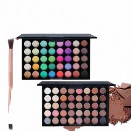 Palette de fard à paupières nacré 15/40 couleurs, fard à paupières haute saturation en plastique, cette vente chaude européenne et américaine Spot Earth Color x1Uh #