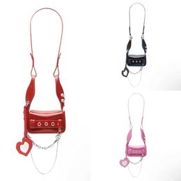 PECO Onafhankelijk ontworpen Uni Series 915 Chain Mini Rabbit Bag Mobile Bag Single Shoulder Crossbody Y2K Women