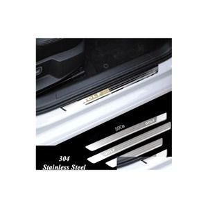 Pedales Trathin Placa de desgaste de acero inoxidable Umbral de puerta para Vw Golf 7 Mk7 6 Mk6 Pedal de bienvenida Umbral Accesorios para automóviles 20117646297 Dro Dh5Dh