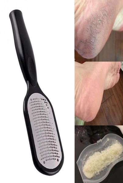 Pedicure Foot Filt Remover Callus Rasador de acero inoxidable Rasp Portable Rasp Colossal Foot Raster Progrubber Pro para pies secos húmedos7546473