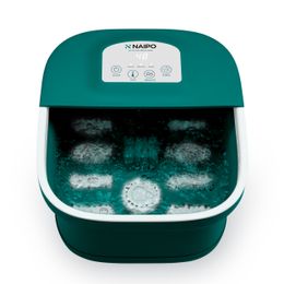 Pedicure voet spa badmassager met warmte- en massagevliegtuigen, bubbels, 8 massagerol voetbad voor voeten stressverlichting, voet soaker met temperatuurregeling