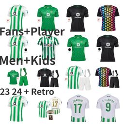 2023 2024 Real Betis voetbalshirt FEKIR isco Manga Corta JOAQUIN B.Iglesias camiseta de foot Juanmi ESTADIO LA CARTUJA 88 89 23 24 ayoze roca speciale editie heren kinderen GK