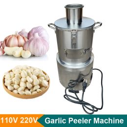 Peelers 110V 220V Small Portable Automatic Garlic Peeling Machine Restaurant Gebruik Elektrische knoflookschil Peeler Remover Machine