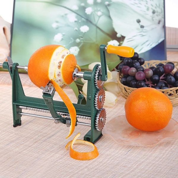 Manuel des épluants rotatifs de pomme en rotation épluche de pomme de terre épluche multifonction en acier inoxydable Fruit et légumes Peeler Machine