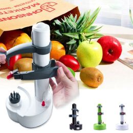 Éplucheurs multifonction des fruits et légumes de pelage de pelage en acier inoxydable éplucheur électrique rotatif rapide pour éplucheur de pomme Durab R9ud