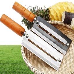 éplucheurs Sharp Cutter canne à sucre couteaux de canne couteau à ananas canne en acier inoxydable artefact outil de rabotage éplucher les fruits couteau d'office 20127531636
