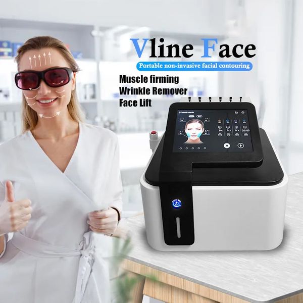 Peface mise à jour version ret visage rf microcourant plus ems 3 en 1 machine de lifting du visage pour la machine faciale d'élimination des rides de salon