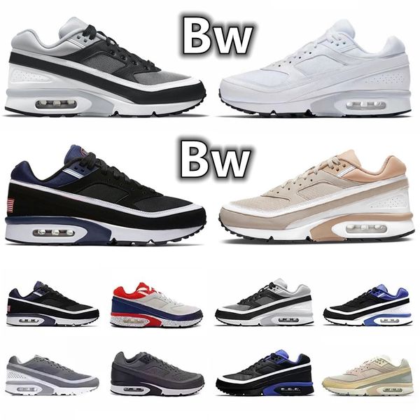 BW Men Designer Running Shoes Sneakers Rotterdam LA Vachetta Tan Denim Black Violet Lyon Light Stone Triple White Cool Grey hombres mujeres Outdoor trainers Sports Shoe