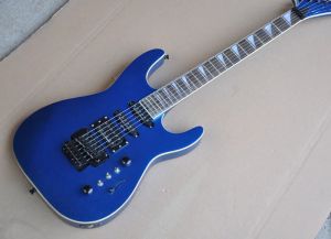 Pinnen Metallic Blue Body Electric Guitar met Rosewood Benebord, Black Hardware, bieden aangepaste services