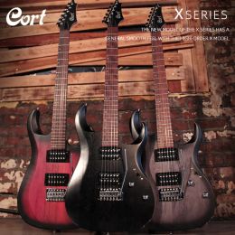 PEGS Guitarra eléctrica Cort X100 original con estuche lista en la tienda, envío inmediatamente