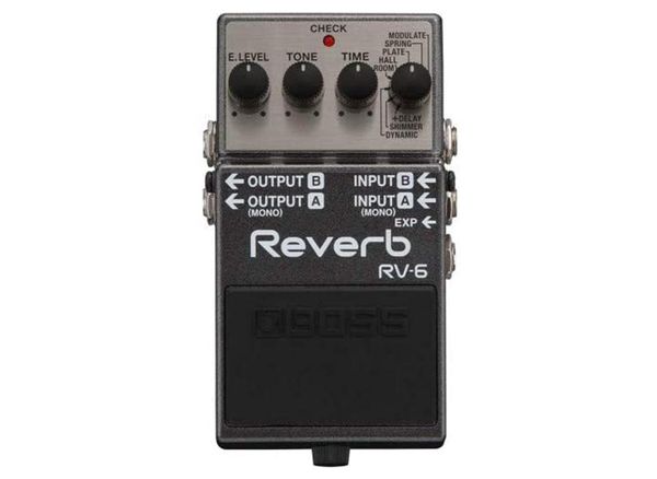 Pegs Reverb Guitar Pedal RV6 Pédale de réverbération compacte et polyvalente avec undial sonore riche et expansif