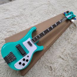 Pegs Esta es una guitarra eléctrica de bajo 4string de 4string, que es azul cielo, de apariencia hermosa y única en timbre