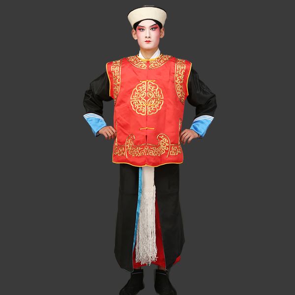 Vêtements de Cosplay d'officier Yamen, drame d'opéra de pékin, Costume Wu Sheng, gilet de soldat Captor, vêtements de spectacle sur scène ancienne