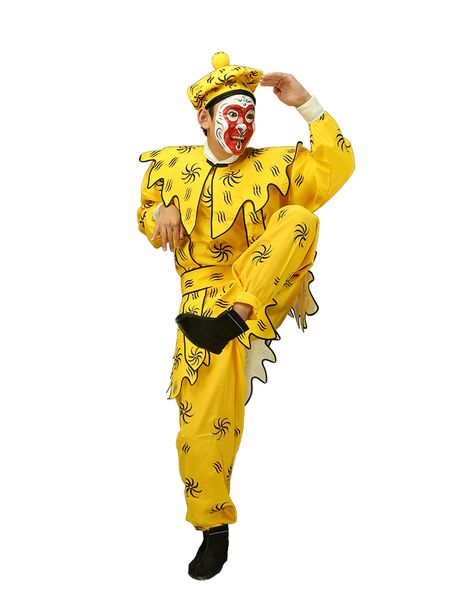 Vêtements de scène de l'opéra de Pékin Beau costume de roi singe voyage vers la scène ouest Vêtement wusheng brodé froissé Sun Wu Kong Outfit