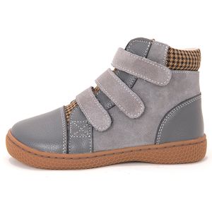 PEKNY BOSA Marque chaussures en cuir filles bottes pieds nus cheville martin bottes garçons bottes plates taille 25-35 LJ200911