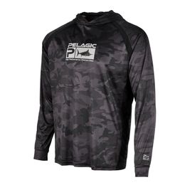 Pelagic Gear Chemises De Performance De Camouflage À Capuche Pour Hommes De Pêche Camisa De Pesca Masculina Pêche Protection Solaire Dessus Respirants 220815