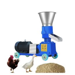 Molino de pellets 125/150, máquina para hacer pellets de alimentos, molino doméstico, granulador de animales multifunción, 220V/380V, 4KW