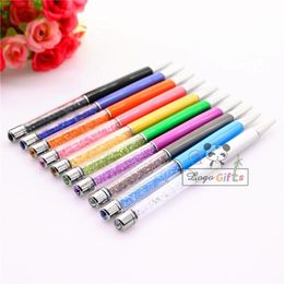 Pen 200pcs Fashion Crystal stylos avec diamants 10Colors Livraison gratuite Impression personnalisée avec votre entreprise / site Web / e-mail