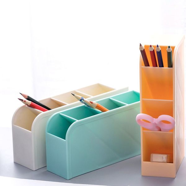 Box Box Desktop Makeup Brushes Crayons de rangement stylo Cosmetics Cosmetics Organizer Holder Boître pour le maquillage Brushes Nite écrivain stylo crayon