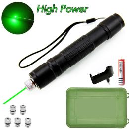 Pen High Power Green Laser 018 Pointer 10000M 5MW HangType Outdoor Lange Afstand Laser Sight Krachtige sterrenhemel