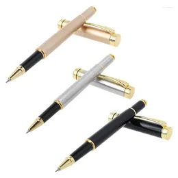 Pen rollerball fijne punt pennen kantoor 0,5 mm tip gel vloeistof rollende bal schrijven