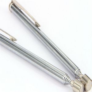 Pen vorm magneet zuigstang telescopische magnetische picker tot 49 cm kan ophalen van ijzeren bladmoerbout schroef ... kleine metalen onderdelen 5pcs / lot