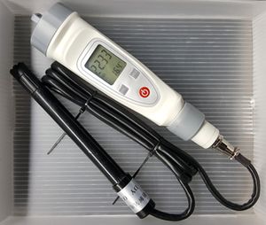 Pentype Opgeloste zuurstofmeter Temperatuur Draagbare Pocket Water Kwaliteit Do Tester Analyzer met Sonde Gold Binnen