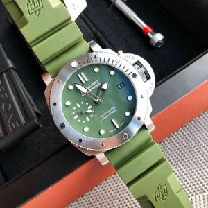 Penahai Pam961 montre mécanique robuste et belle, classique, haut de gamme, luxe élégant, lumineux, fantôme d'eau vert