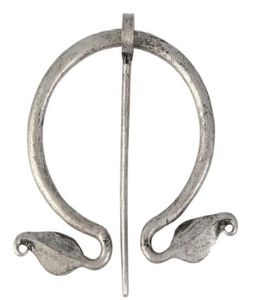 Penannular Viking broche mantel pin middeleeuwse gesp viking sieraden Noorse sieraden sjaal accessoires GB5432196508