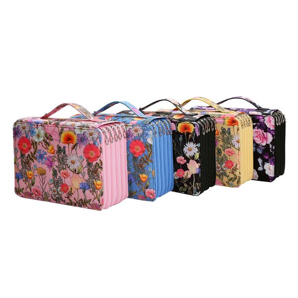 Sacs à crayons 120200252 Slots Case School Pencilcase pour fille Papeterie Boîte à stylos Grande capacité Sac de bureau Grand organisateur Kit Fournitures 230807