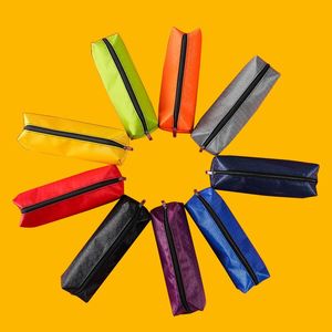 Potloodzakken Voetbalpatroon Case PVC Multi-colour Pen Milieubescherming Waterdichte opbergtas Leerstationerijen