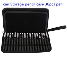 Sacs à crayons étui pour stylo plume pour 36 stylos fermeture éclair grande capacité porte-sac à crayons porte-sac à crayons s'adapte à différentes tailles cadeau de bureau 230719
