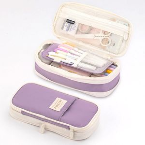 Potloodzakken Pennendoos met grote capaciteit Kawaii Case Organizer Koreaans etui voor meisjes Schoolbenodigdheden Kantooraccessoires Briefpapiertas 230707