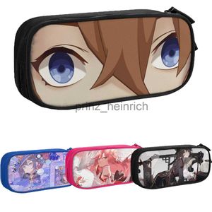 Bolsas de lápices Bolsas de lápices Childe Genshin Impact Estuches de lápices Cute Anime Game Pen Box Bolsas Niñas Niños Gran capacidad Estudiantes Escuela Cosmética Pencilcases J230806