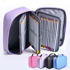 Potlood Organisatoren Case 72 Gaten Papeleria Oxford Doek Materiaal Escolar Potloodcase Potloden Box Astuccio Scuola Pouch Hoge Capaciteit Tas Organizer