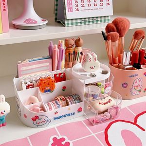 Étuis à crayons mignon Kawaii porte-stylo organisateur enfants fille étudiant bureau bureau mode grande capacité papeterie boîte de rangement 230710