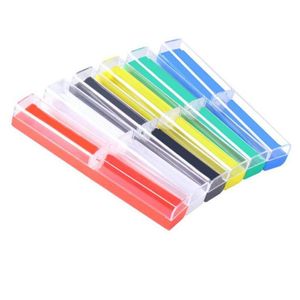 Étuis à crayons Hexagonal Crystal Transparent Plastic Pen Box Gift Metal Boxes Case Lx4572 Drop Delivery Office School Business Industr Dhfsy