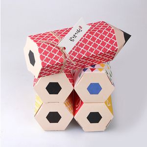 Boîte cadeau au crayon Graduation présente Box bôtrage pour enfants Baby Shower Wedding Chocolate Packaging Box Four Party Supply