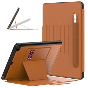 Estuche portalápices para iPad 7th 8th 9th 10.2 Air 4 10.9 10th 11 para iPad 9.7 5th 6th Gen Cover Mini 4 5 6 Air 2 funda inteligente magnética