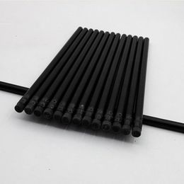 Potloden 100 stks kawaii zwarte houten potlood lot s met gummen voor schoolkantoor schrijfbenodigdheden schattige stationaire HB bulk 230317