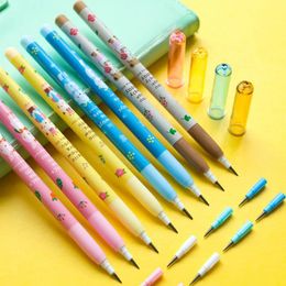 Crayons 15 pièces crayon automatique dessin animé école bureau maison fournitures de noël étudiant papeterie enfants enfants écriture dessin 231128