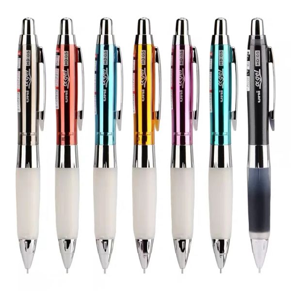 Crayons 1pcs japon uni m5618gg alpha gel shake automatique crayon mécanique crayon 0,5 mm école étudiante de bureau 9 couleurs disponible