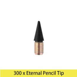 Lápices 300 piezas reemplazables lápiz eternal nib10pcs cabezal de punta de lápiz para escritura ilimitada Pen no tinta Pen