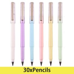 Lápices 30pcs lápiz sin tinta eternal borrable reutilizable lápiz adecuado para la escritura de los niños dibujo suministros escolares de la oficina